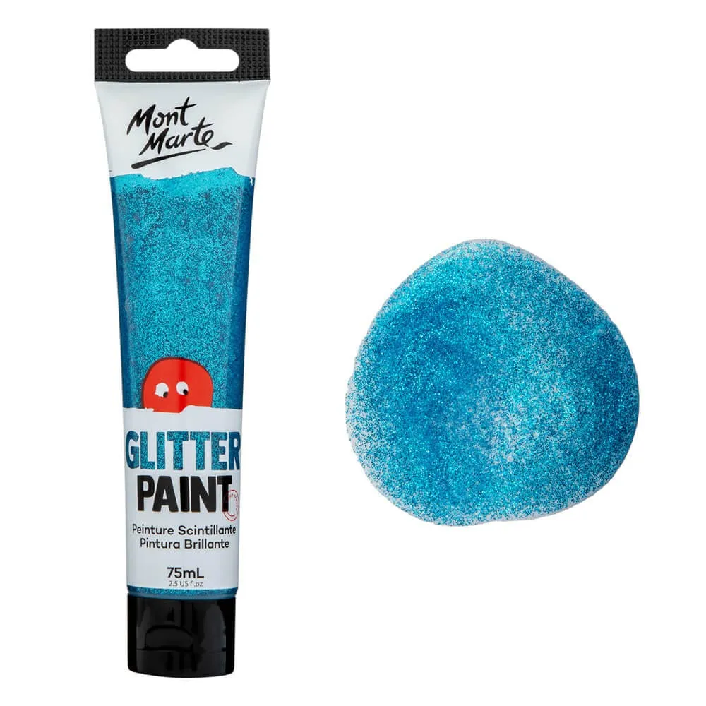 Glitter Paint 75ml (2.5 US fl.oz) - Light Blue