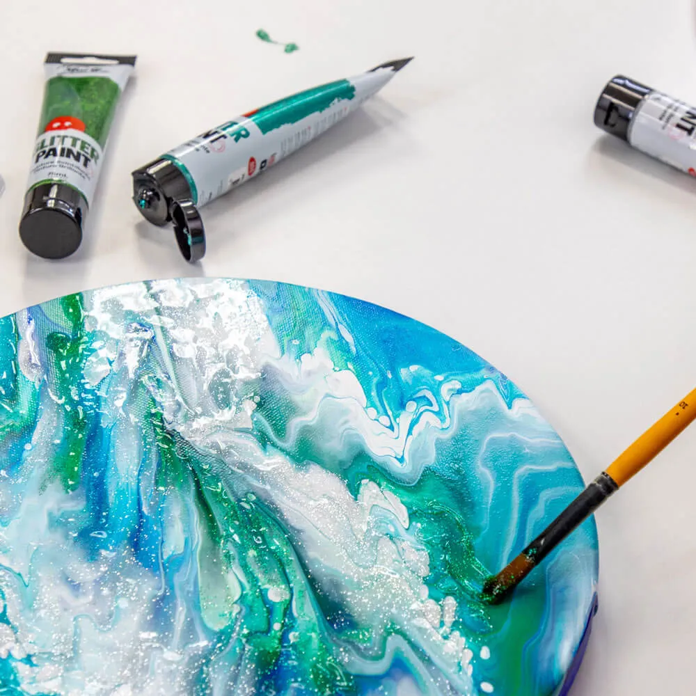 Glitter Paint 75ml (2.5 US fl.oz) - Light Blue