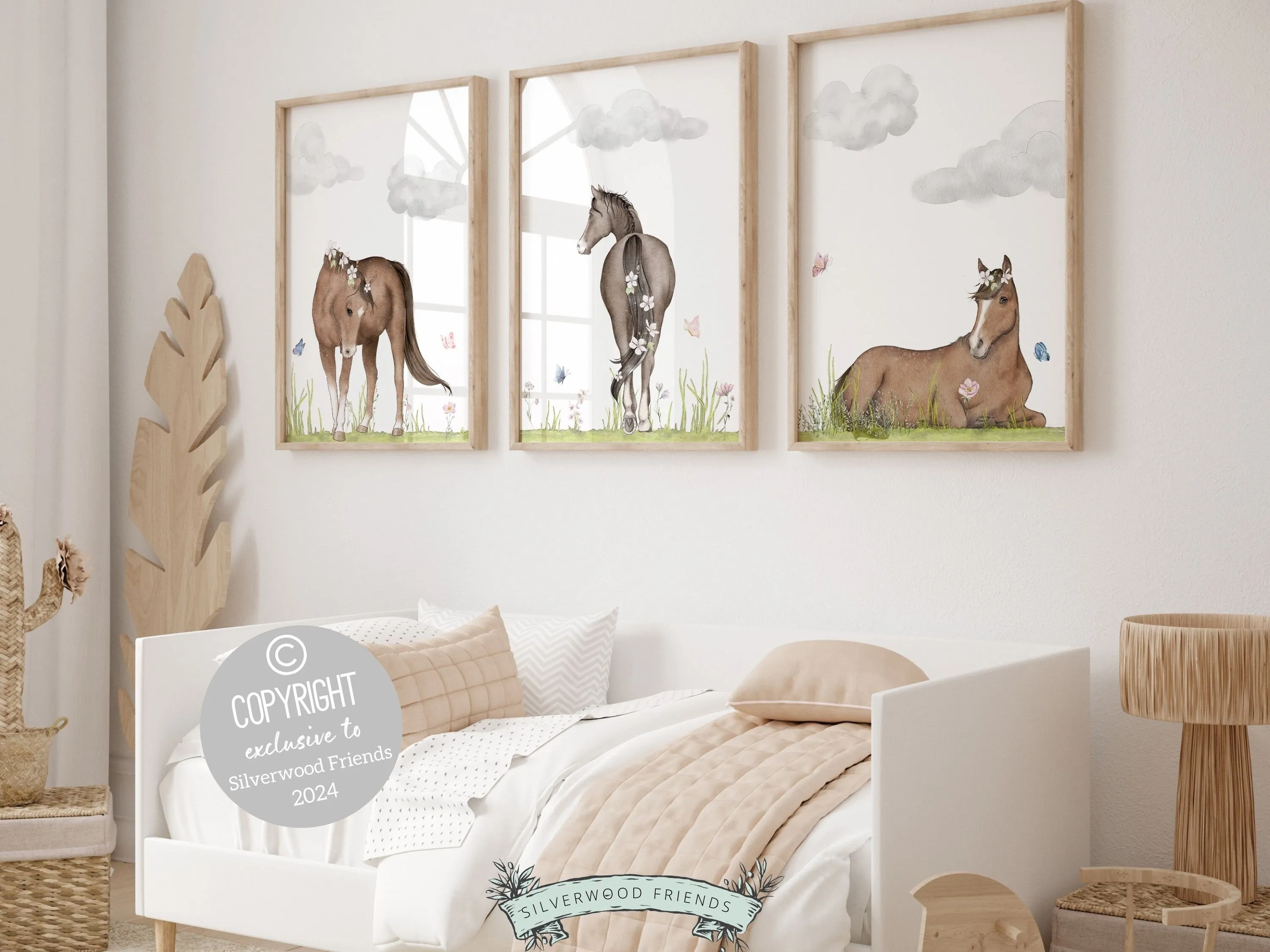 Horse Nursery Prints - Set 1