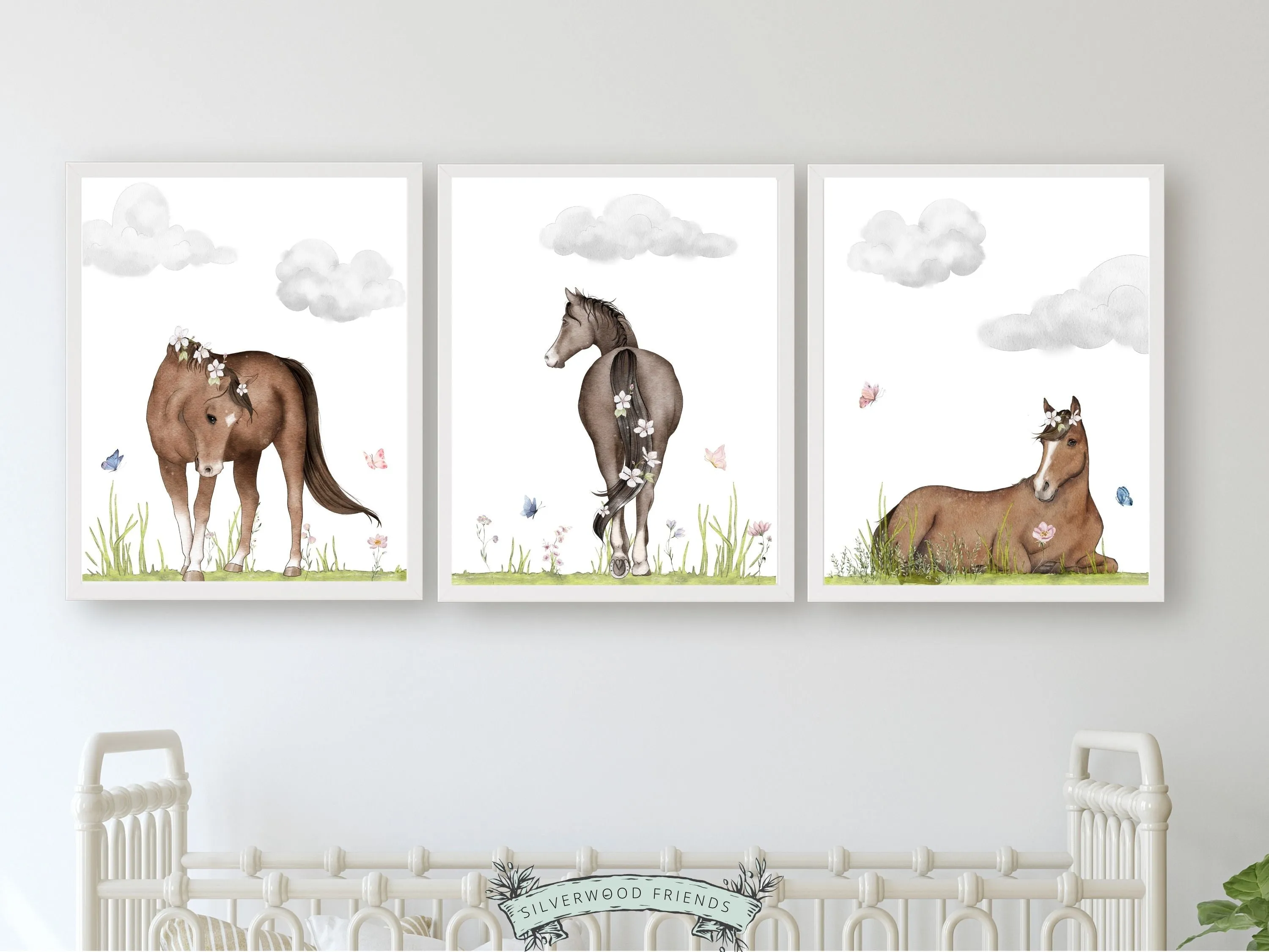 Horse Nursery Prints - Set 1