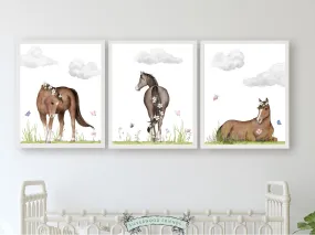 Horse Nursery Prints - Set 1