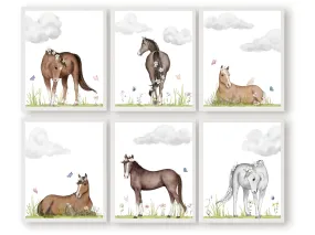 Horse Nursery Prints - Set 3