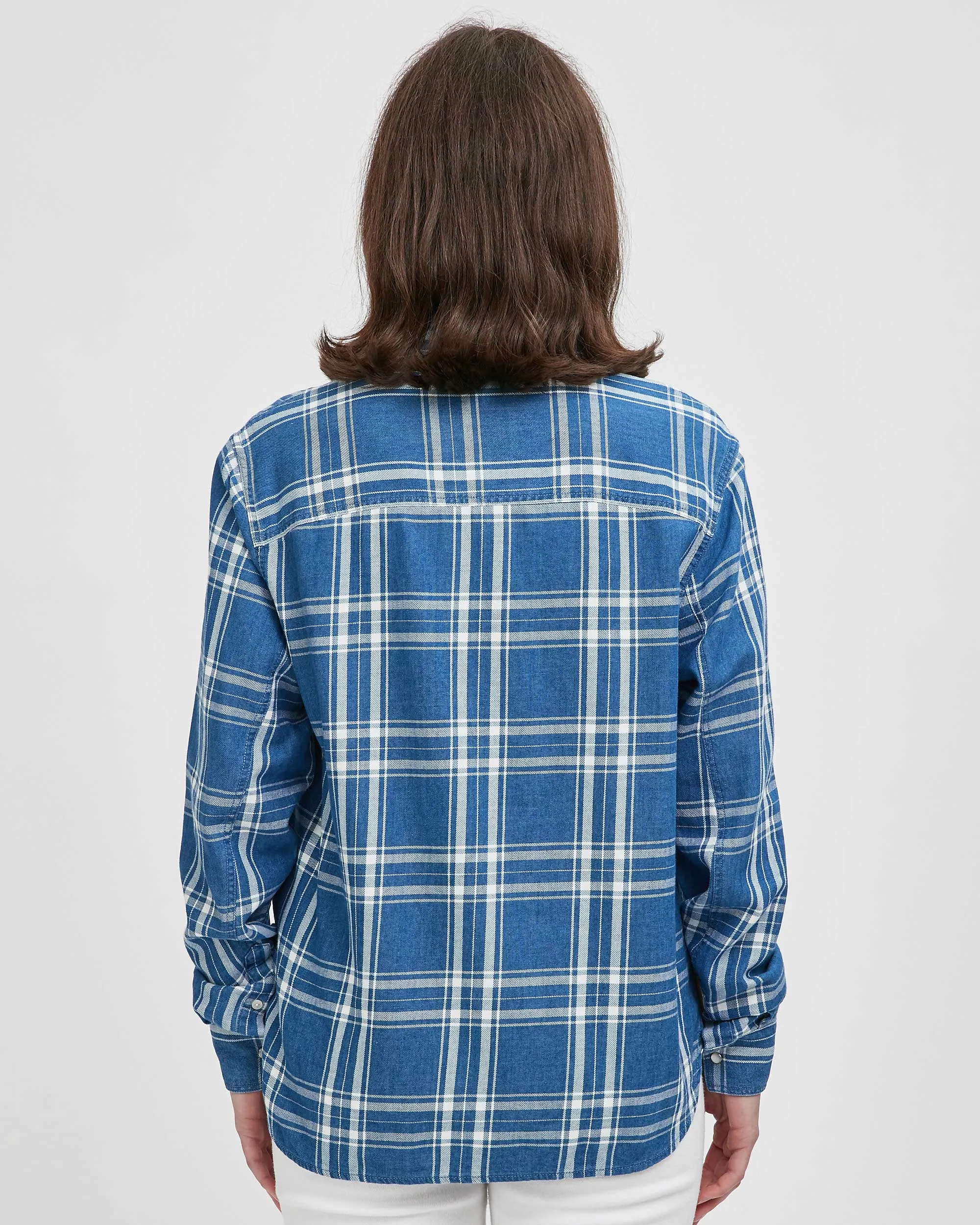 Ladies Swift Plaid Longsleeve Shirt