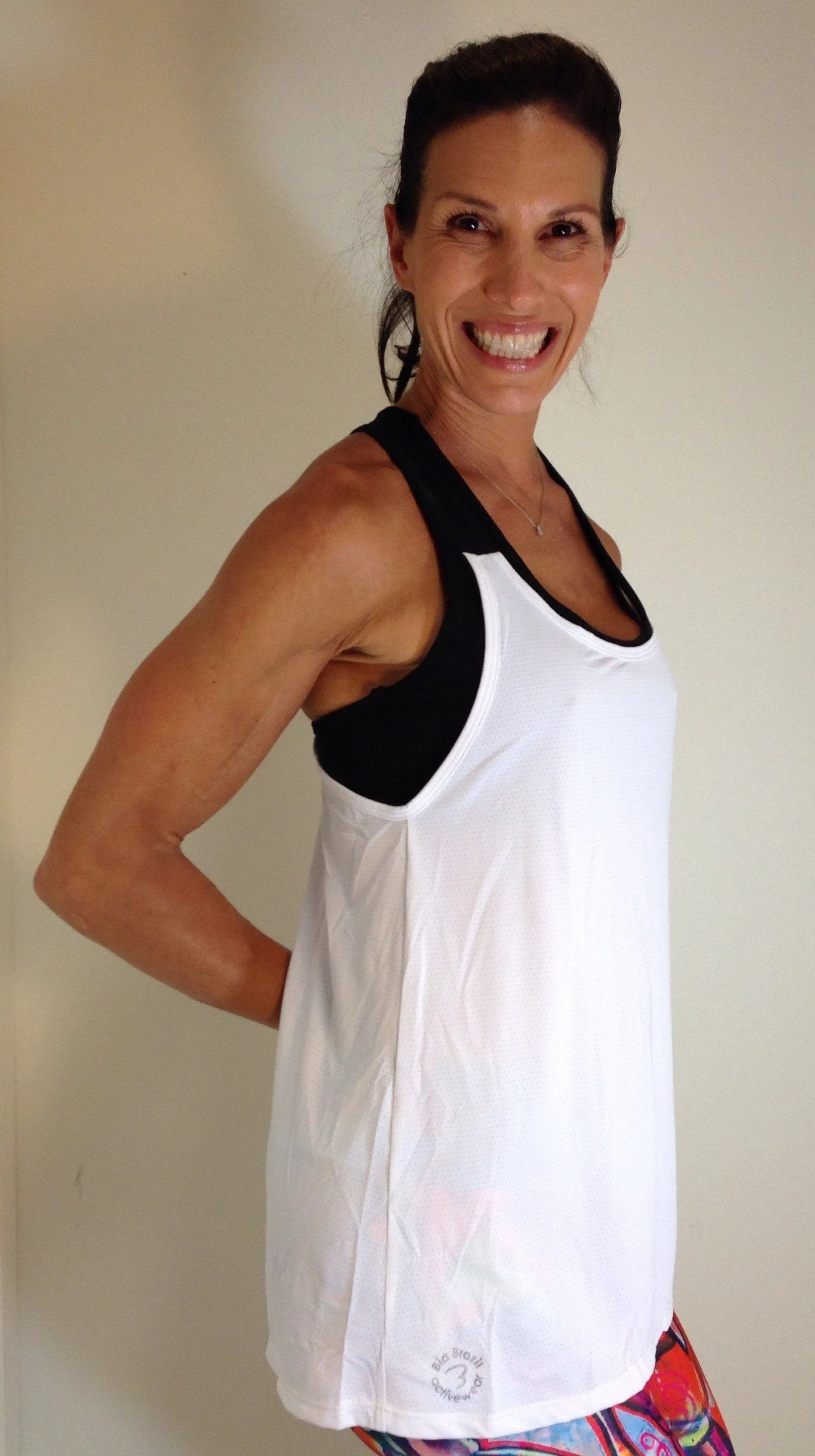 Last Chance! Bia Brazil Activewear Double Trouble Mesh Tank TT4308