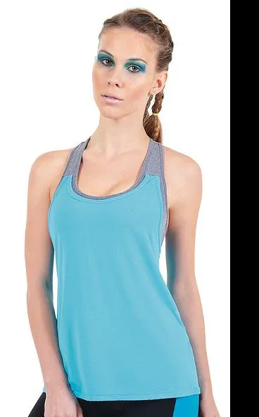 Last Chance! Bia Brazil Activewear Double Trouble Mesh Tank TT4308