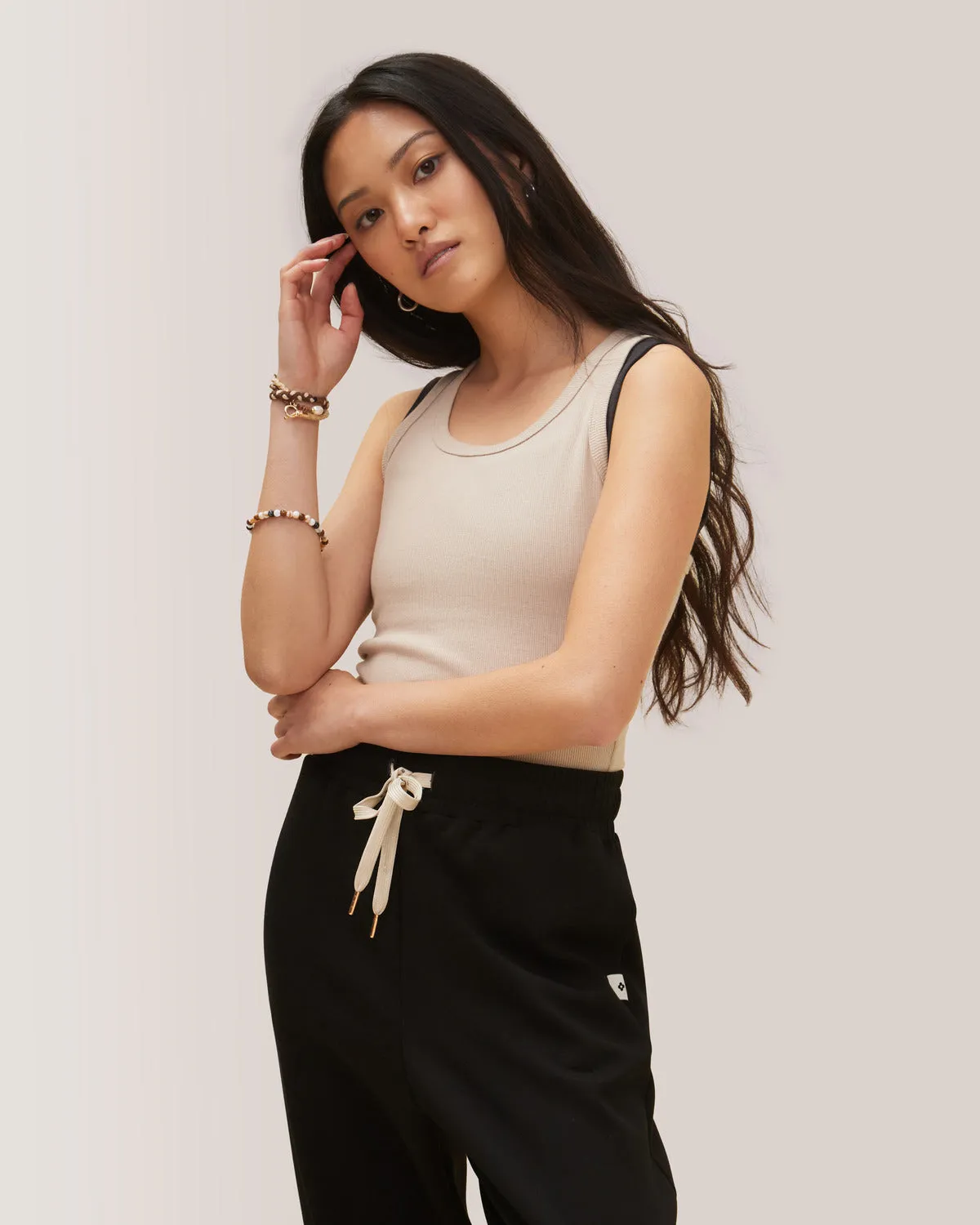 Long Mile-End Tank Top - Hazel Wood