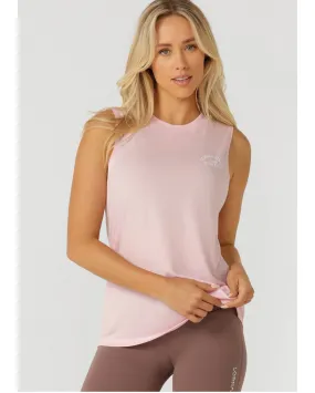Lorna Jane Lotus Muscle Tank - Sweet Pink