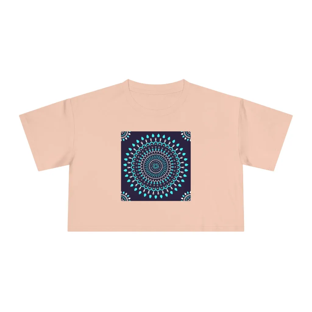 Mandala Moments Women's Crop Tee