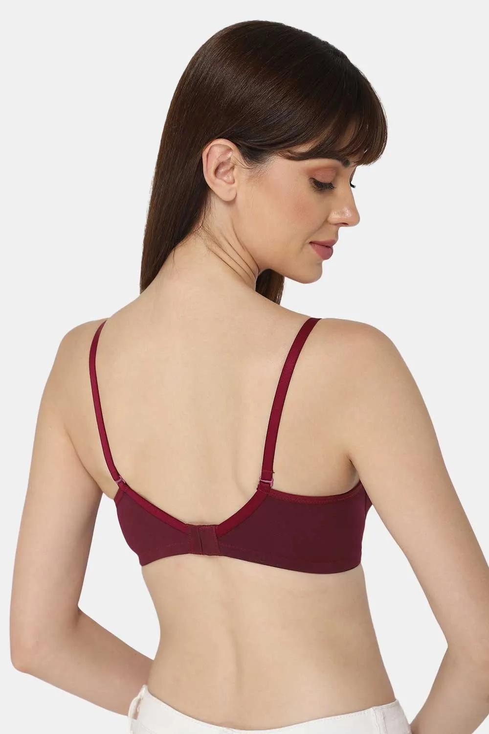 Medium Coverage Non-Wired Thin & Adjustable Intimacy T-Shirt Padded Bra - UC09
