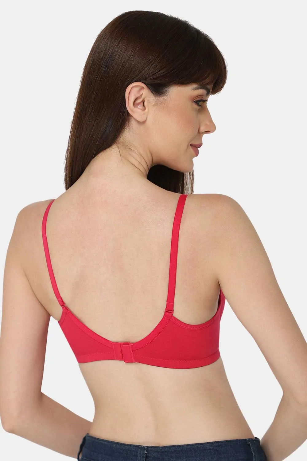 Medium Coverage Non-Wired Thin & Adjustable Intimacy T-Shirt Padded Bra - UC09