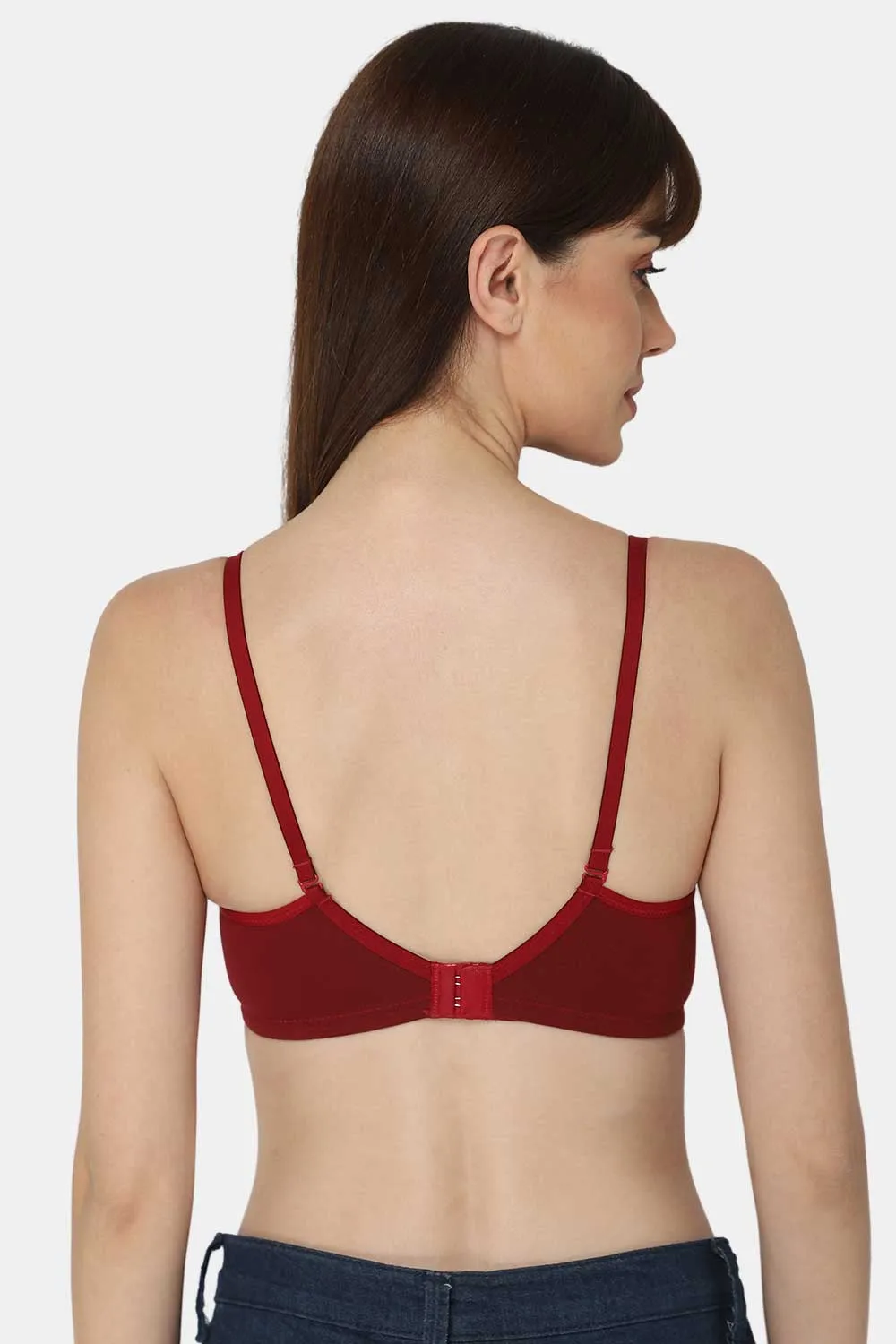 Medium Coverage Non-Wired Thin & Adjustable Intimacy T-Shirt Padded Bra - UC09