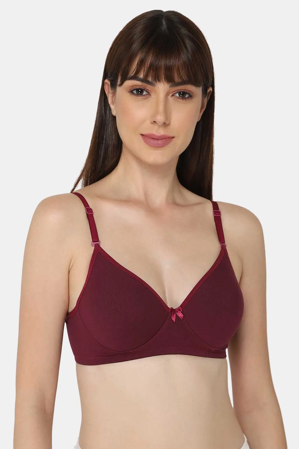 Medium Coverage Non-Wired Thin & Adjustable Intimacy T-Shirt Padded Bra - UC09