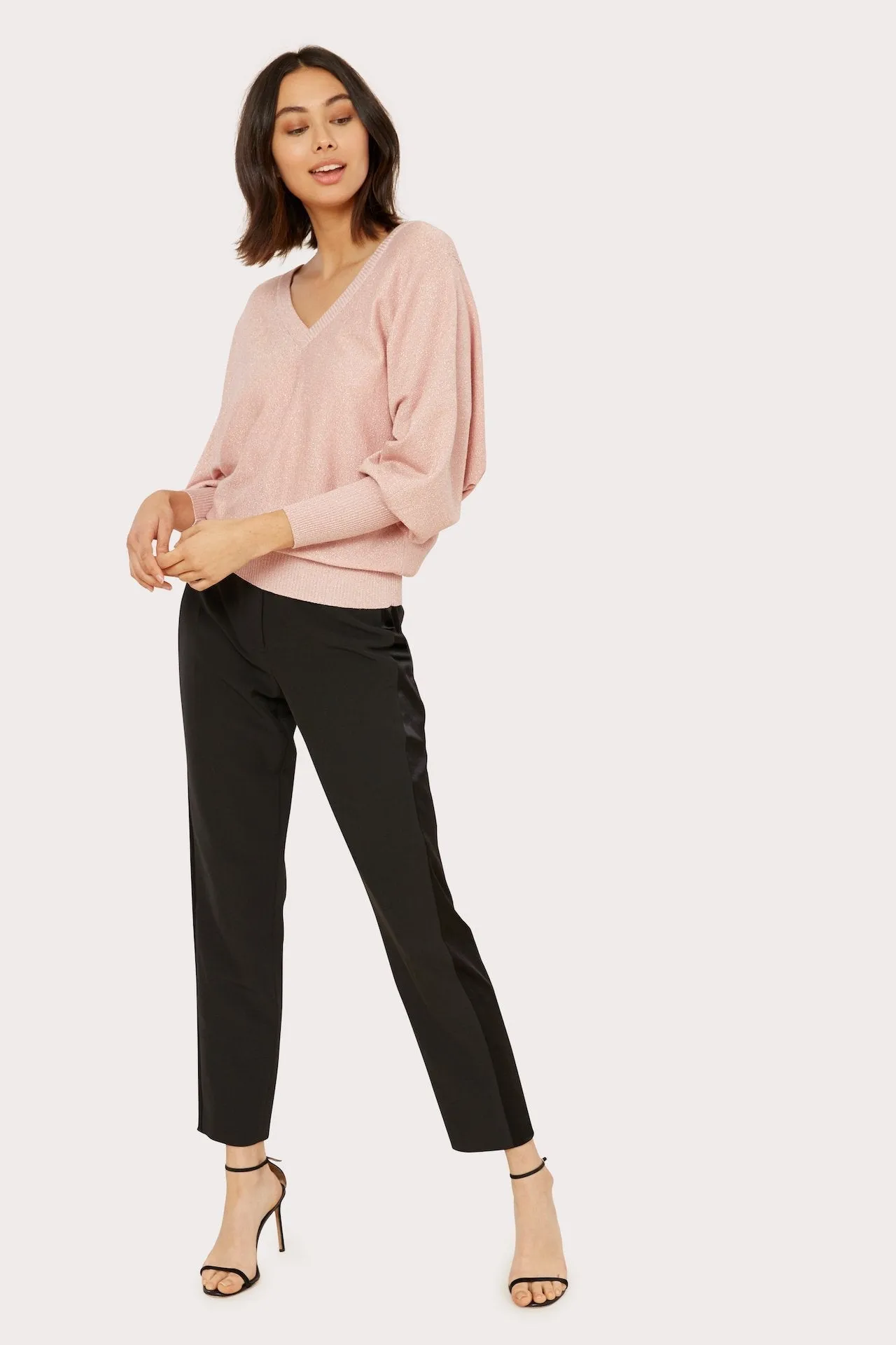Metallic Dolman Top