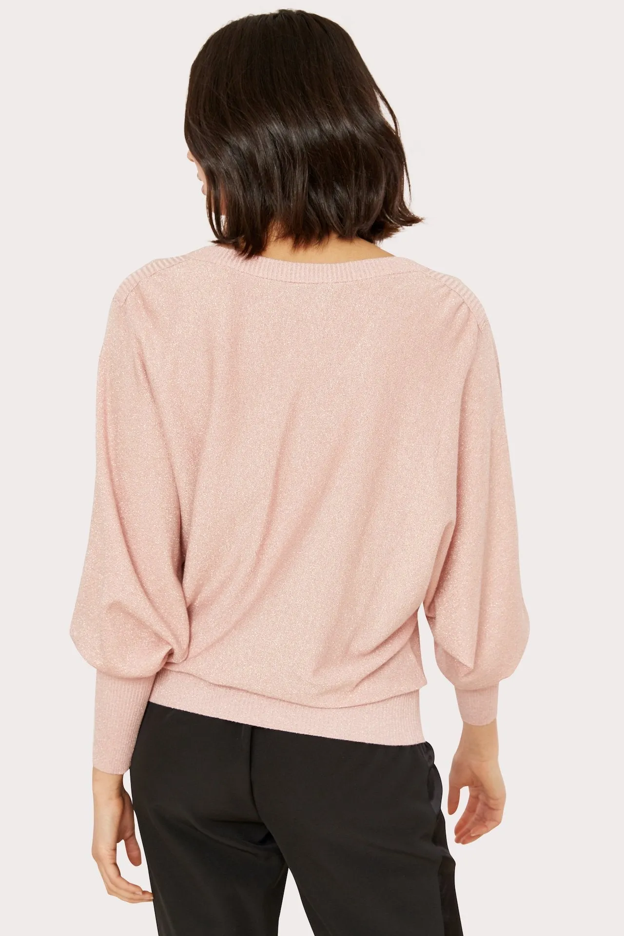 Metallic Dolman Top