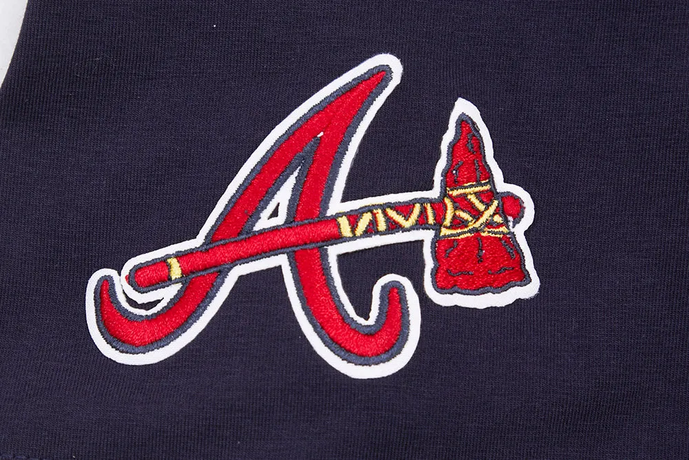MLB ATLANTA BRAVES CLASSIC WOMEN'S SJ SLIM FIT TEE (MIDNIGHT NAVY)
