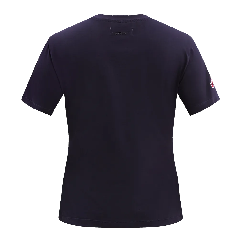 MLB ATLANTA BRAVES CLASSIC WOMEN'S SJ SLIM FIT TEE (MIDNIGHT NAVY)