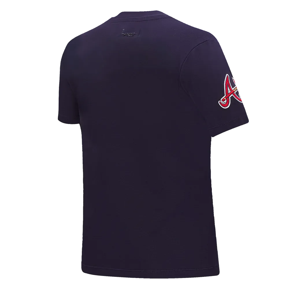 MLB ATLANTA BRAVES CLASSIC WOMEN'S SJ SLIM FIT TEE (MIDNIGHT NAVY)