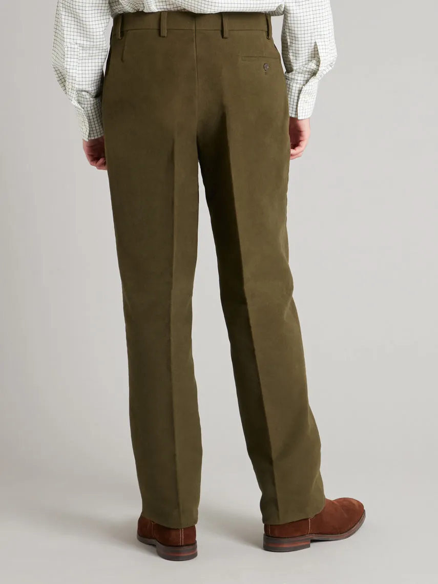 Moleskin Trousers - Olive