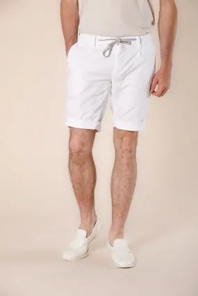 New York Golf 1 Pinces men's chino jogger bermuda in  stretch jersey slim