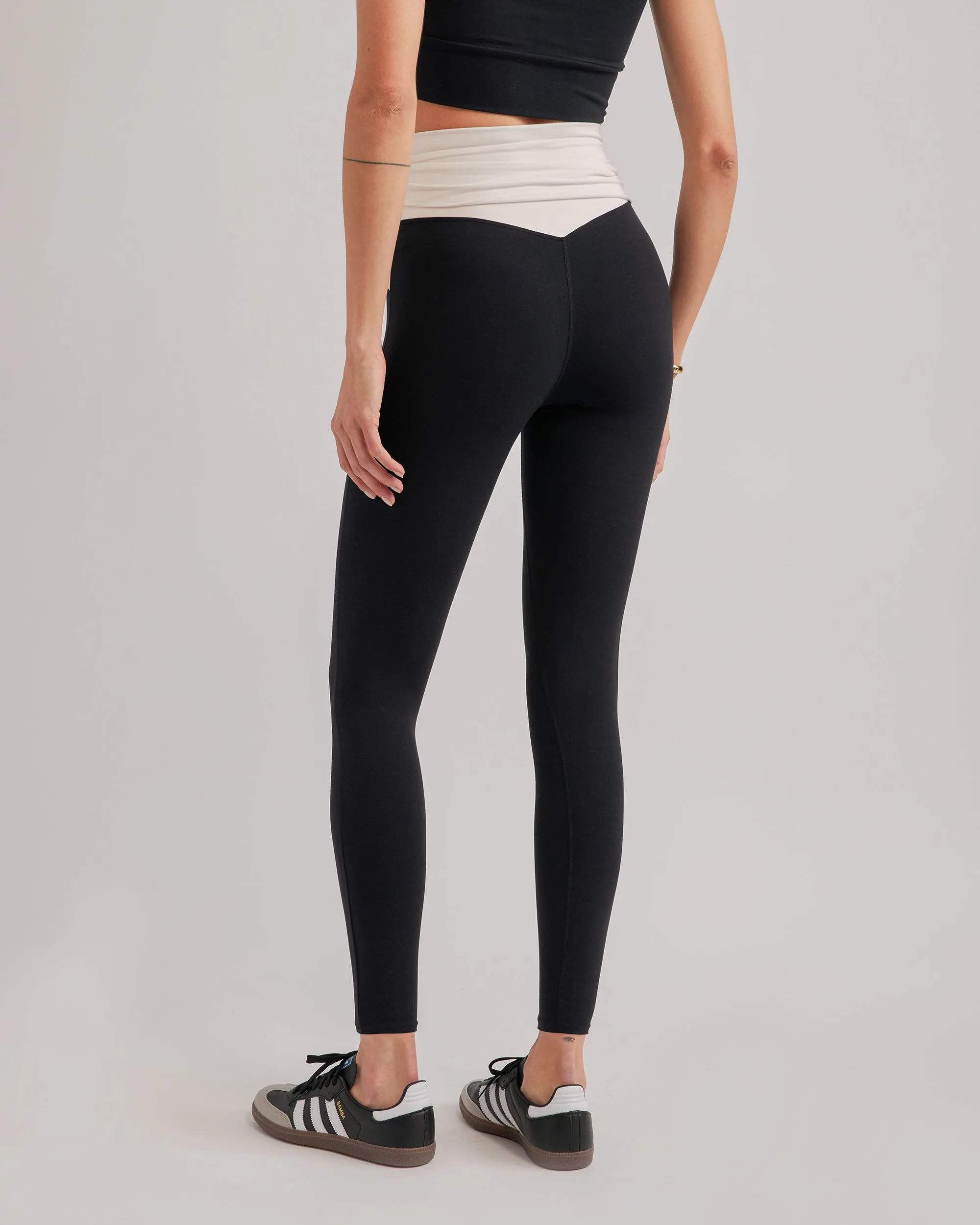 OSCAR LEGGINGS BLACK & CREAM COMBO