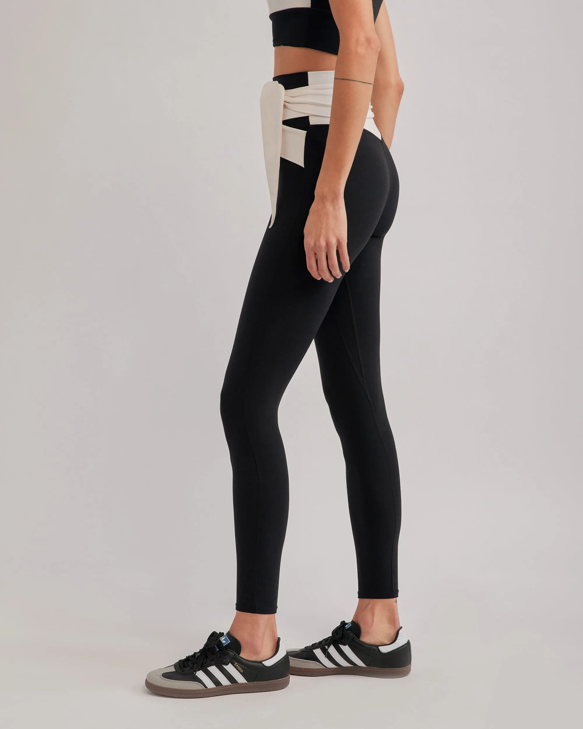 OSCAR LEGGINGS BLACK & CREAM COMBO