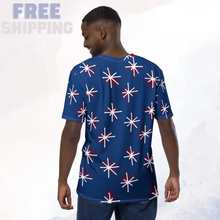 Patriotic Blue T-shirt for Men