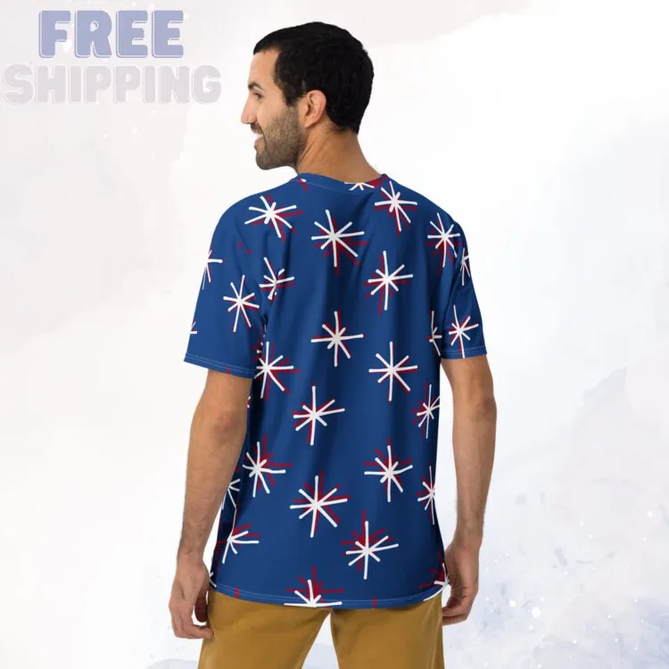 Patriotic Blue T-shirt for Men