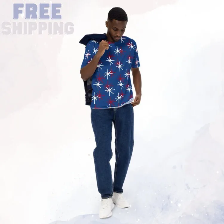 Patriotic Blue T-shirt for Men