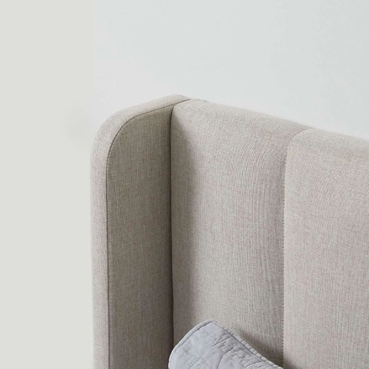 Quinn King Single Bed - Natural