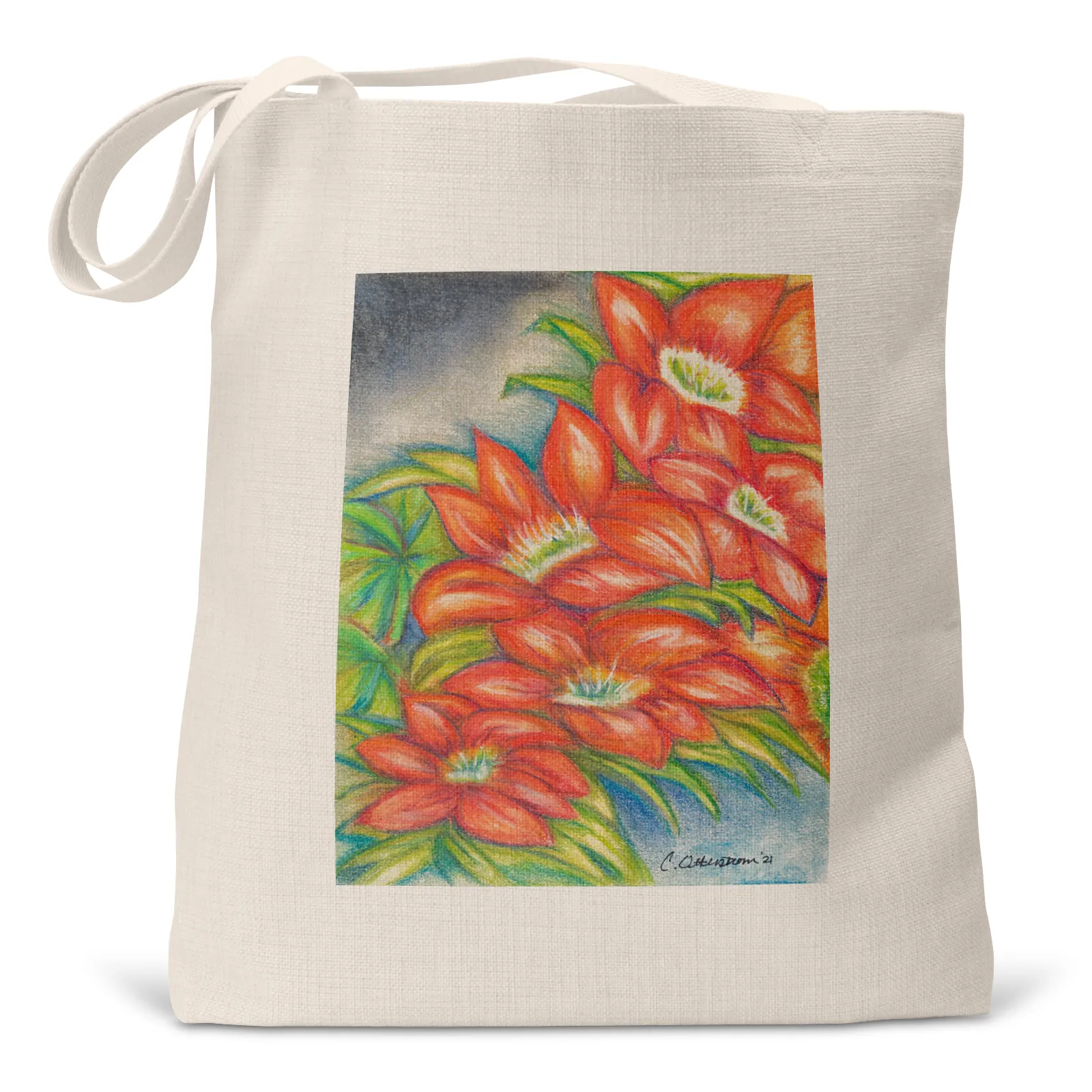 "Mom's Favorite" - Linen Tote