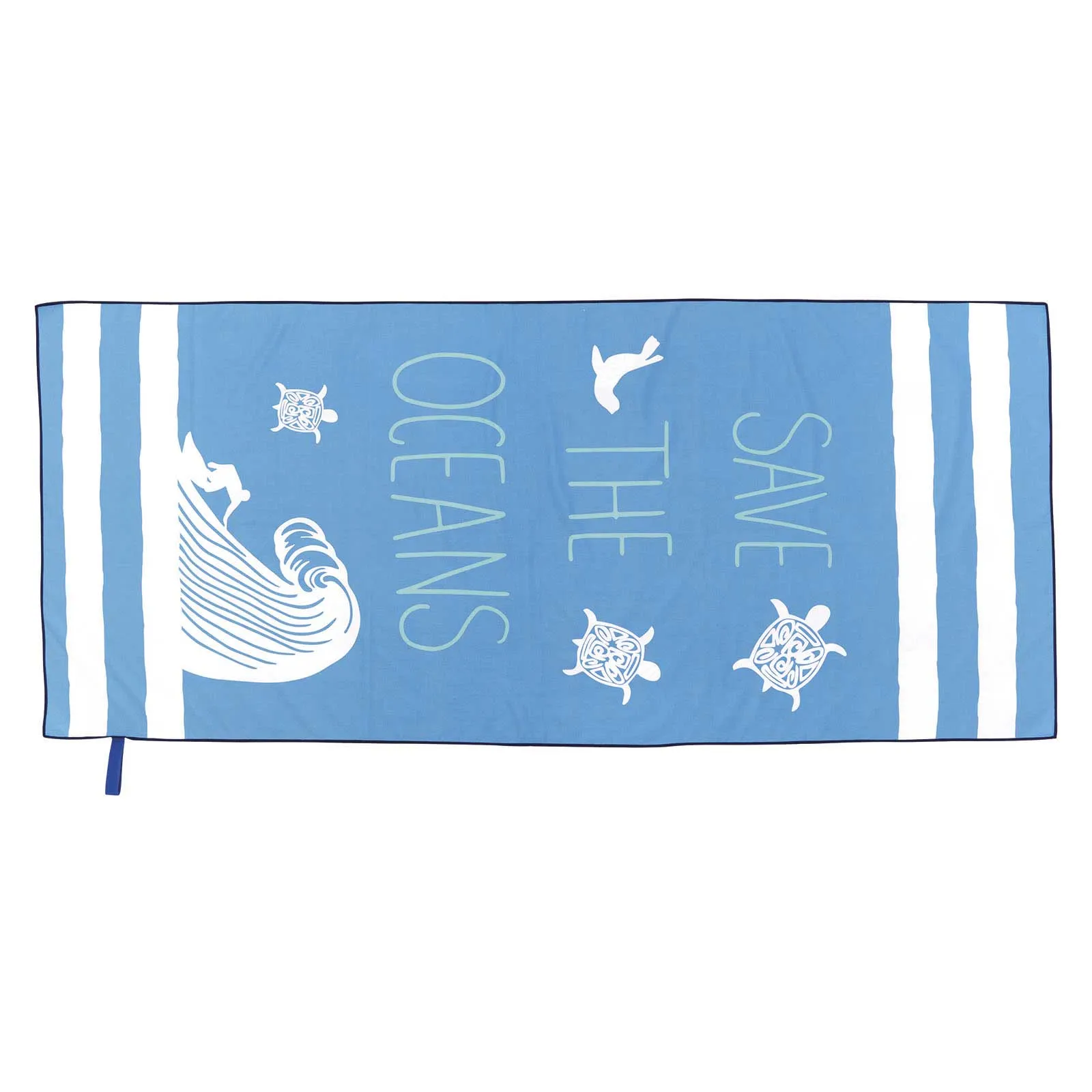 Save The Oceans Reversible Eco Beach Towel