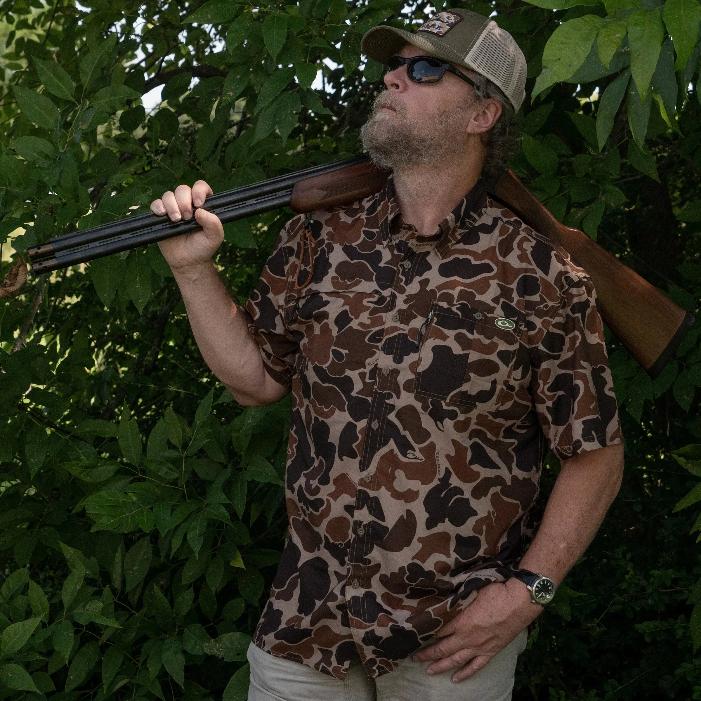 Short-Sleeved Flyweight Camo Hunting Shirt