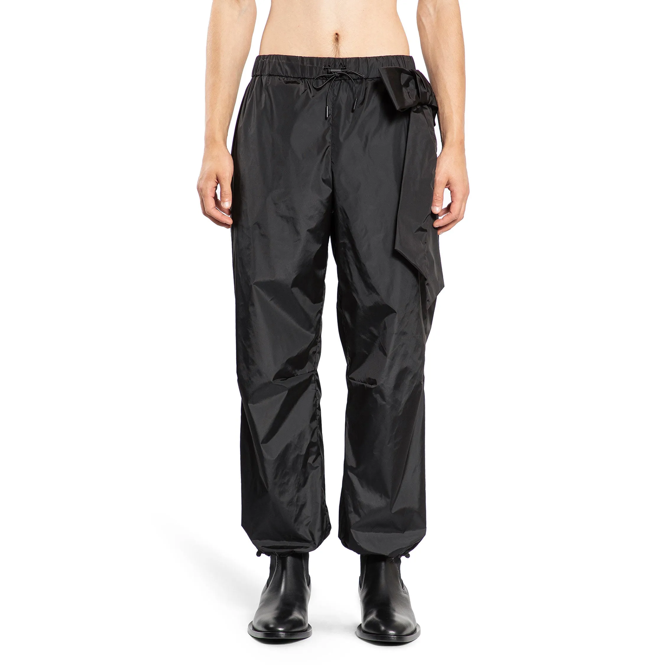 SIMONE ROCHA MAN BLACK TROUSERS