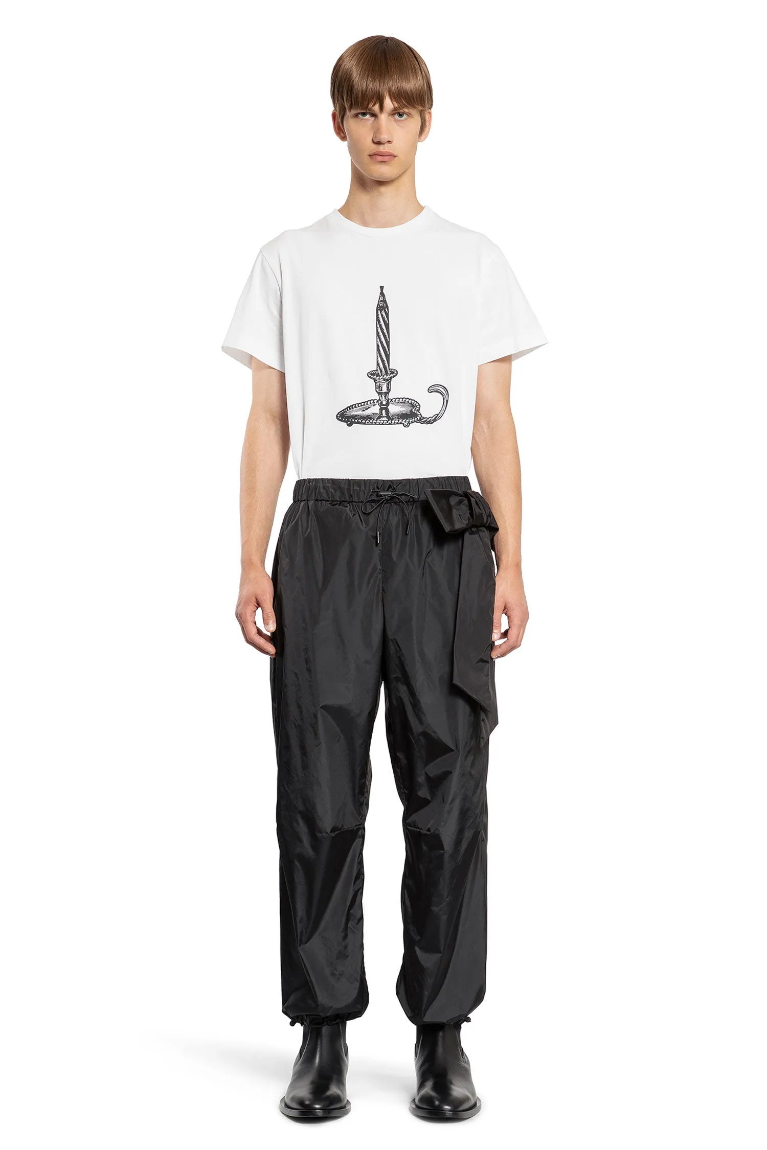 SIMONE ROCHA MAN BLACK TROUSERS