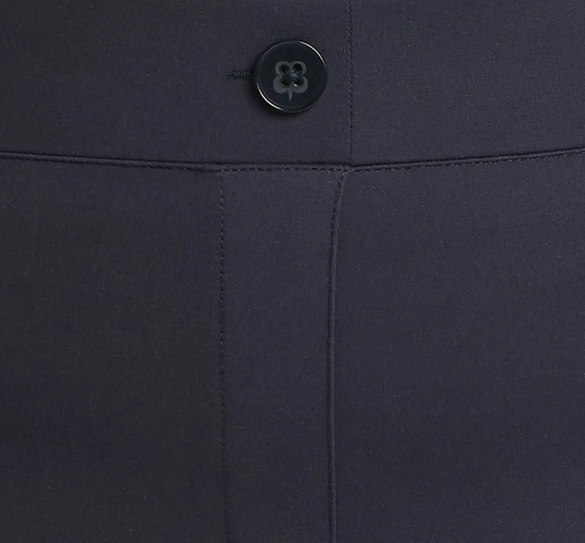 Skinny-Leg | Two-Pocket Dress Pant Yoga Pants (Navy)