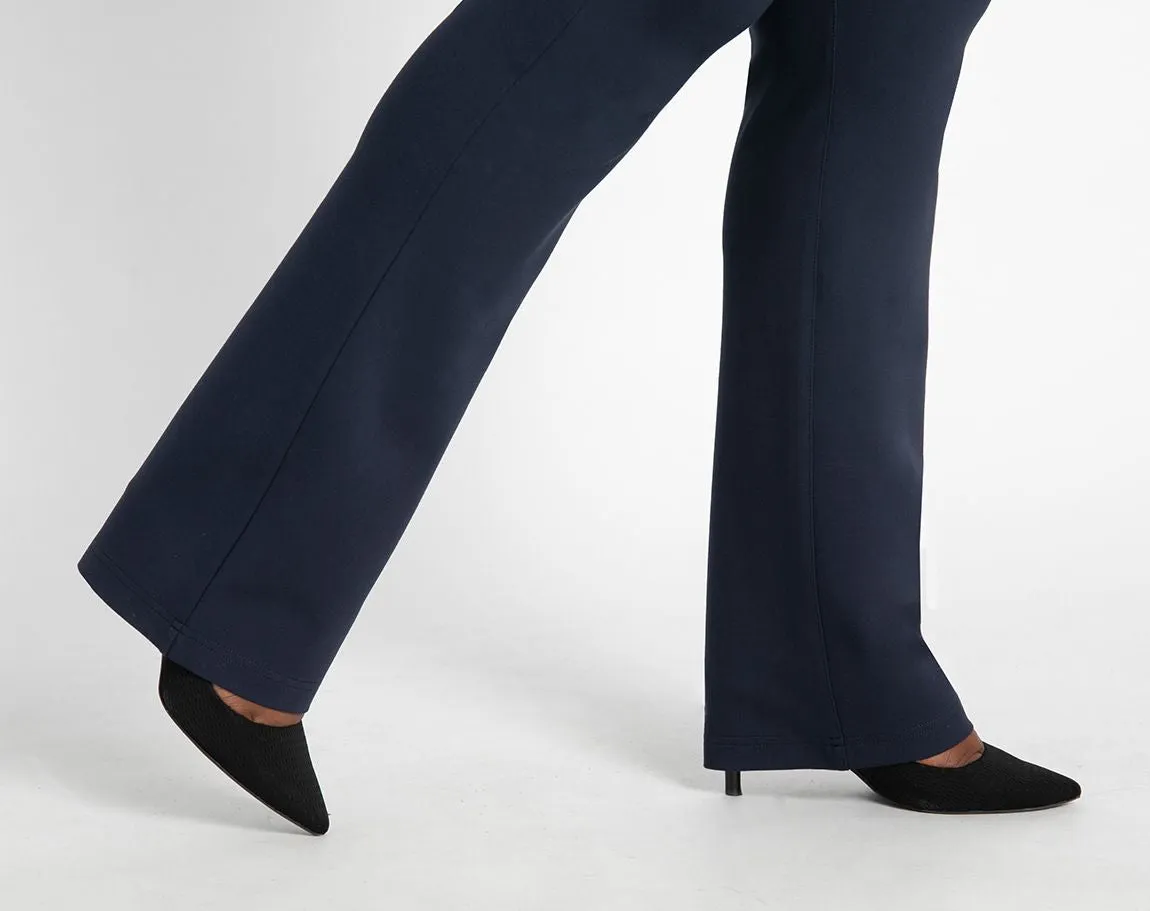 Straight-Leg | Two-Pocket Dress Pant Yoga Pants (Navy)