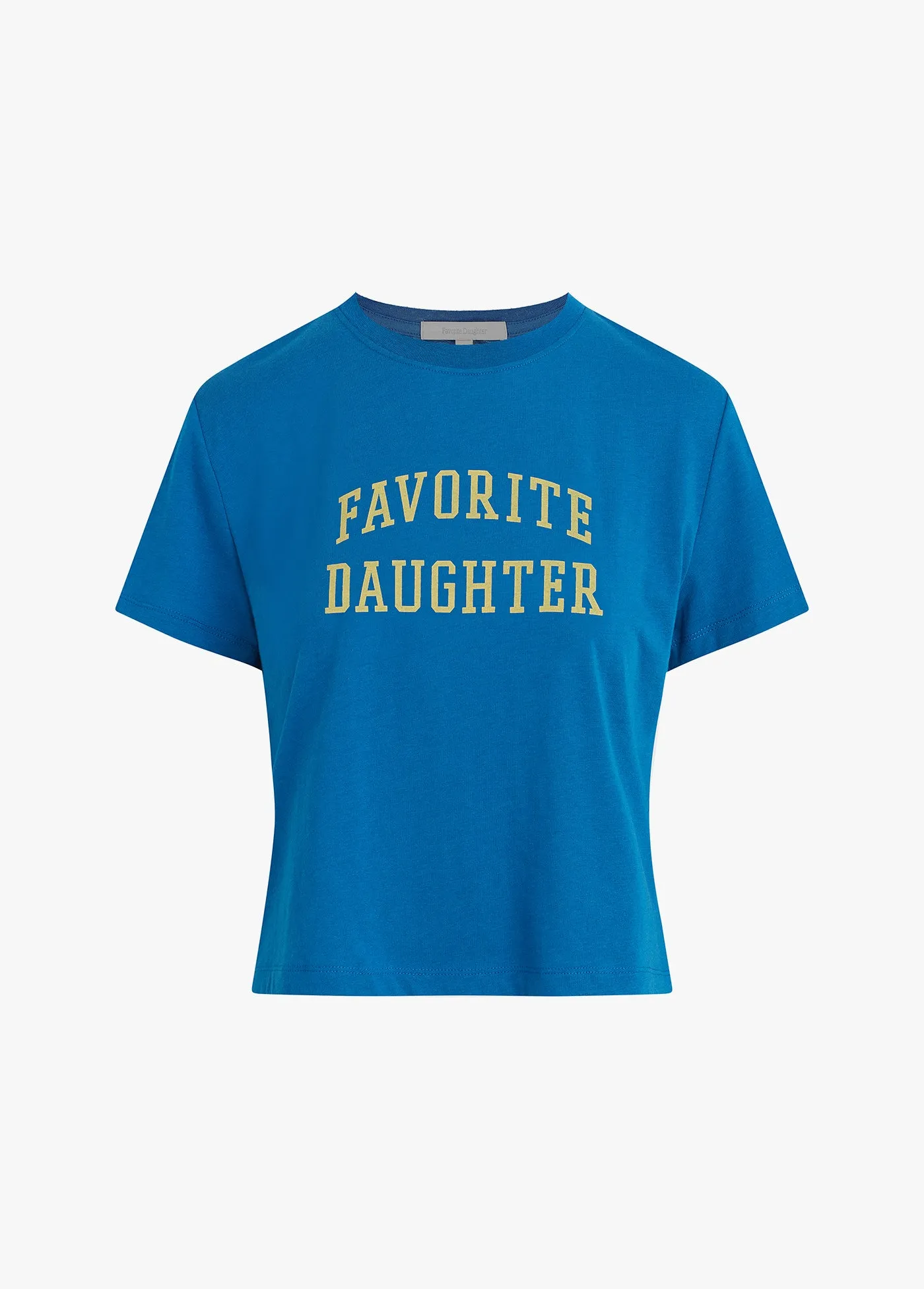 THE CROPPED COLLEGIATE TEE