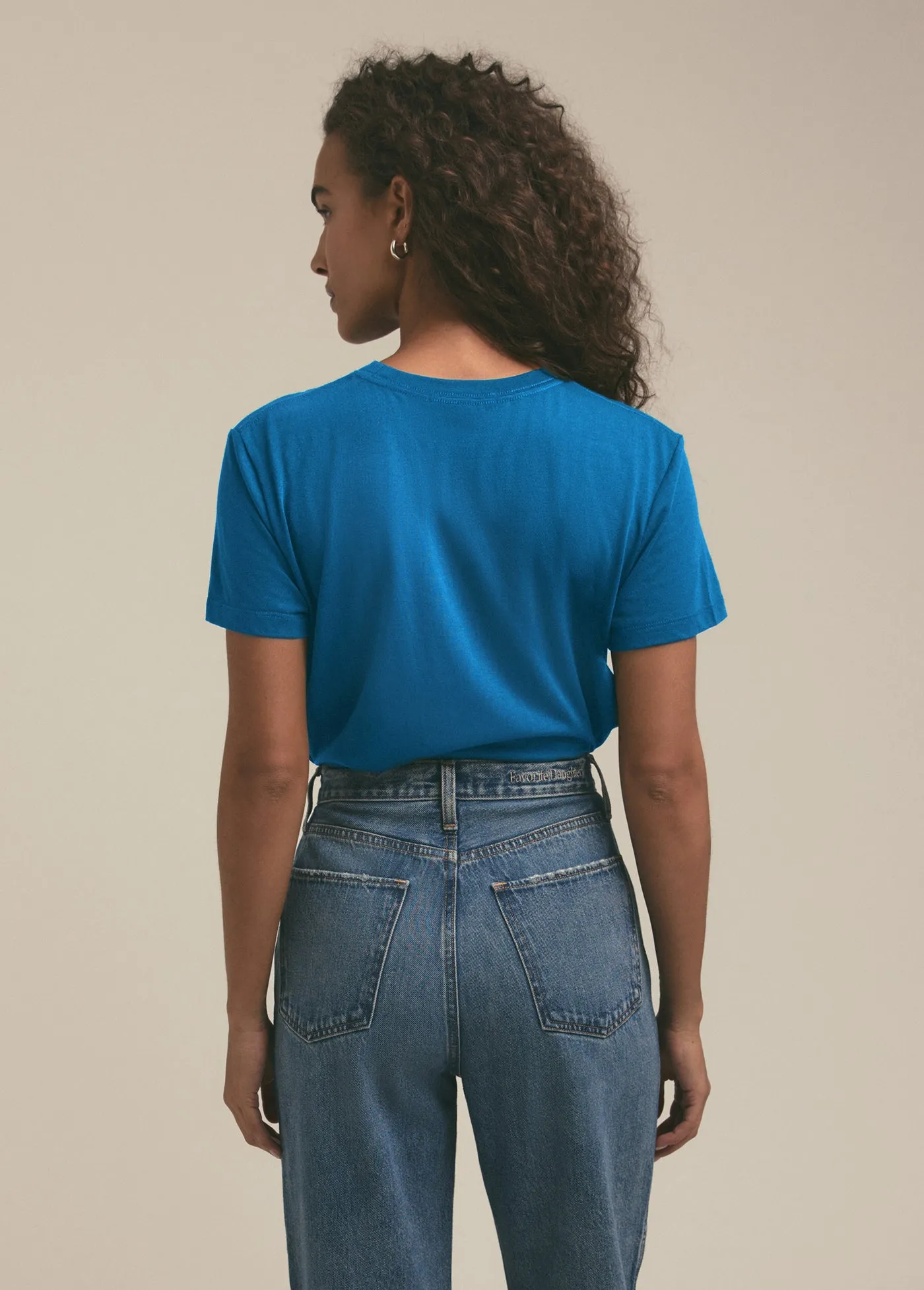 THE CROPPED COLLEGIATE TEE