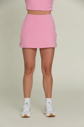 True Pink Simple Skort