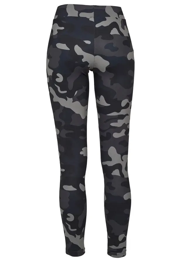 Urban Classics - Ladies Tech Mesh Darkcamo/Black - Leggings