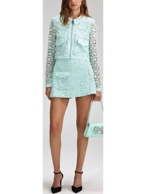 Women’s Daisy Guipure Lace Jacket and Skort Set