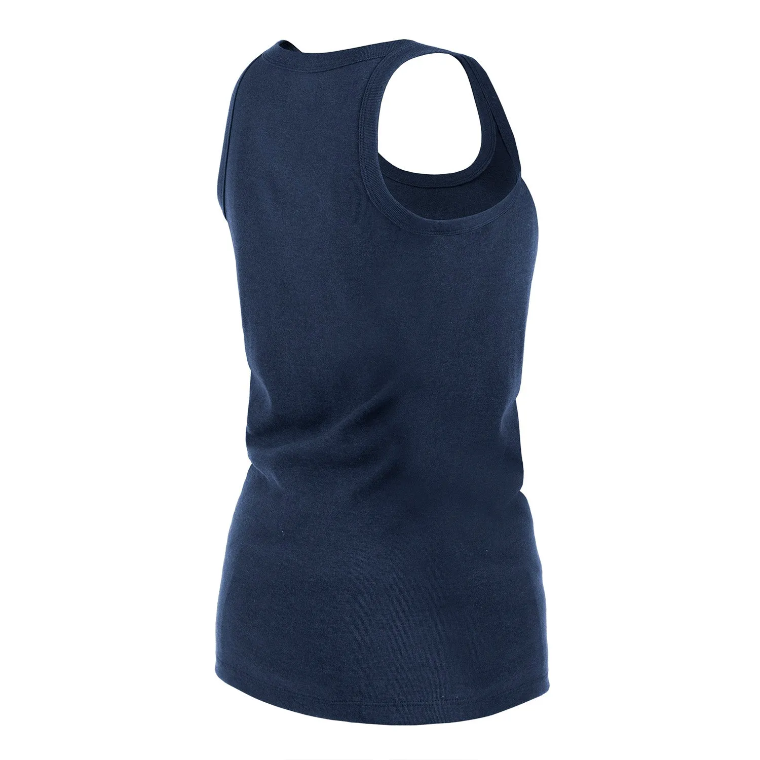 Women's New Era USA Bi-Blend Rib Navy Tank