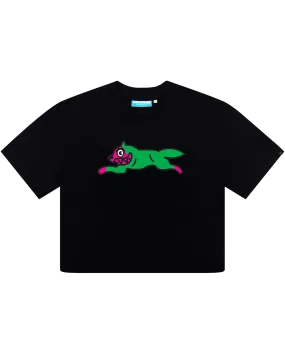 Womens Running Dog Cropped Tee